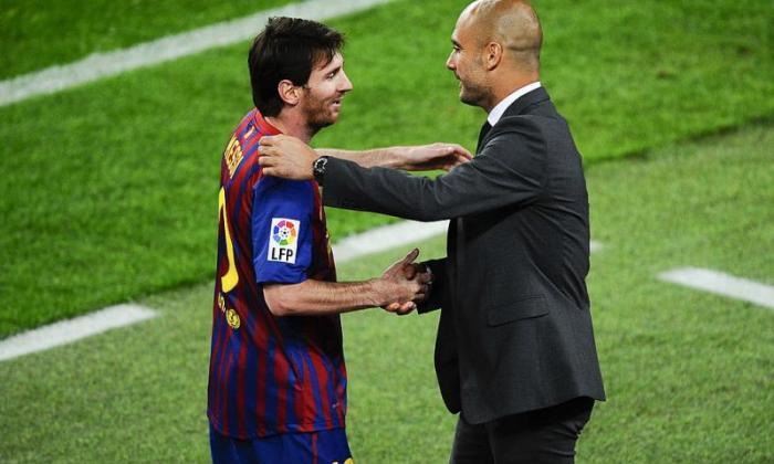 曼彻斯特市转让新闻：Pep Guardiola Downplays Rumors声称公民将签署巴塞罗那Star Lionel Messi