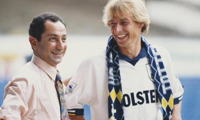 经典转移：1994年从摩纳哥签署托特纳姆签署jugenklinsmann